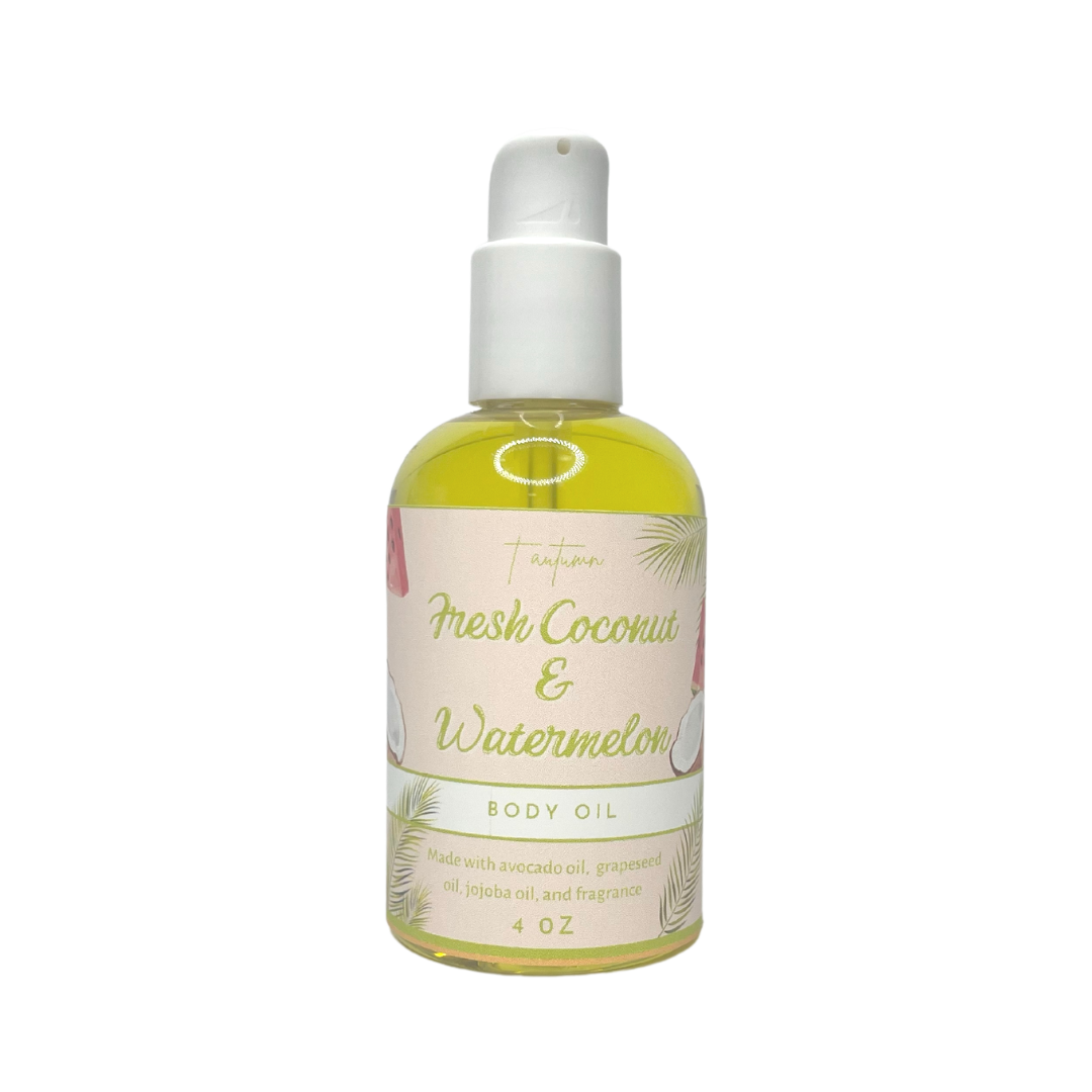 Fresh Watermelon & Coconut Body Oil T.Autumn co